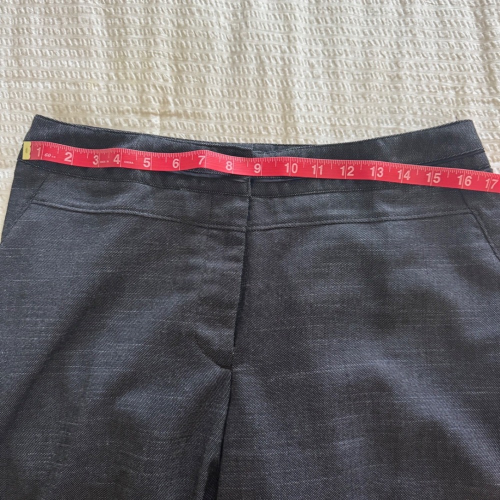 Worthington Dress Pants Gray Modern Fit Straight Leg Women's Size 10 Tall - Picture 4 of 6